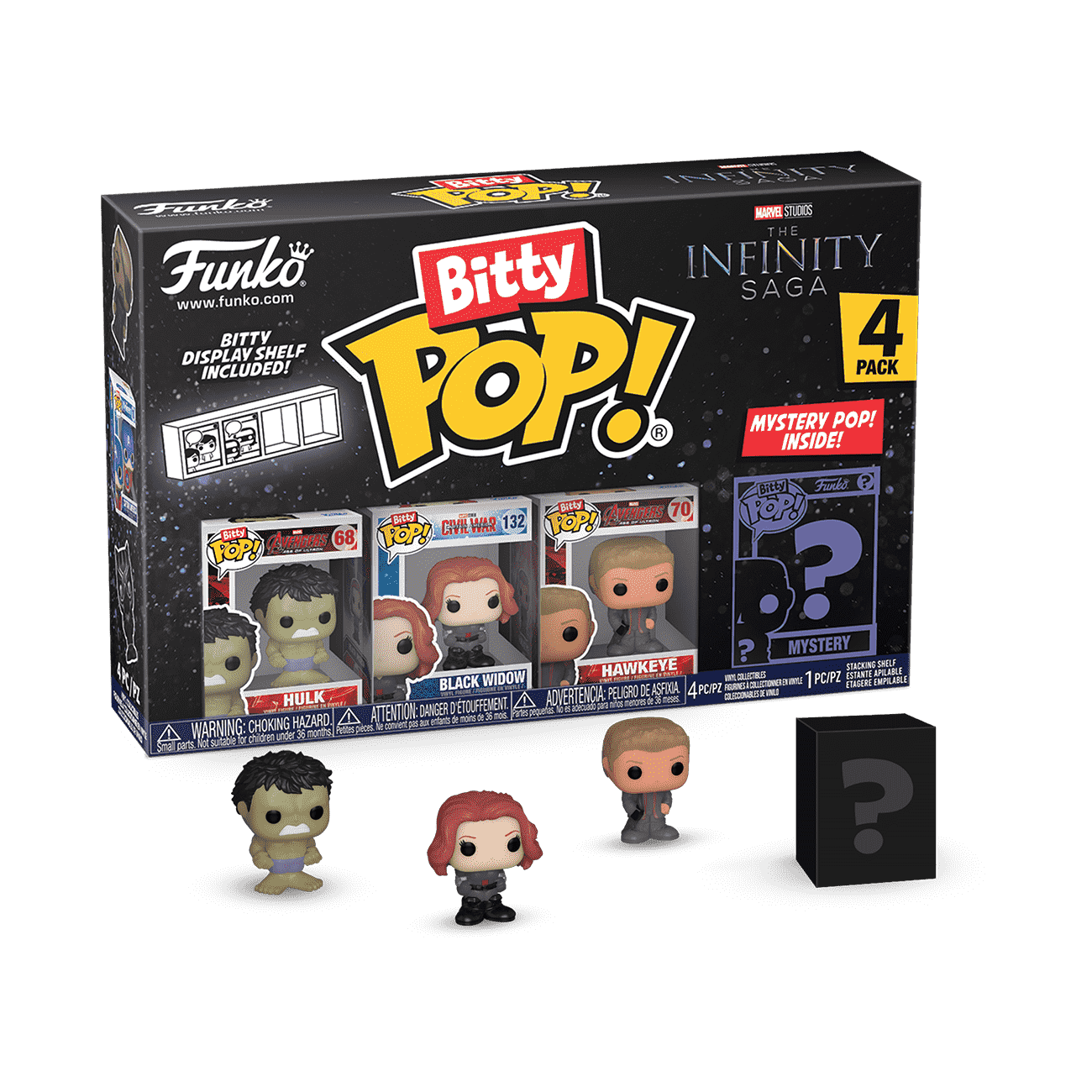 Bitty Pop! Marvel the Infinity Saga 4-Pack Series 2