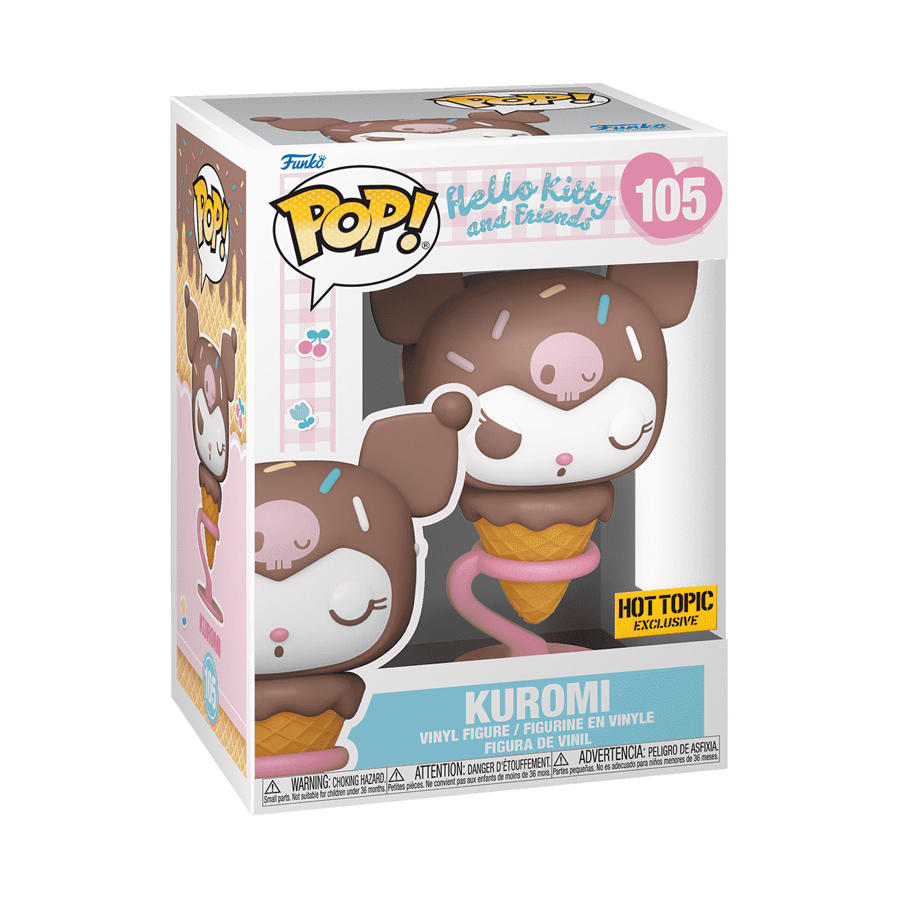 Pop! Kuromi as Ice Cream Cone - Image 2