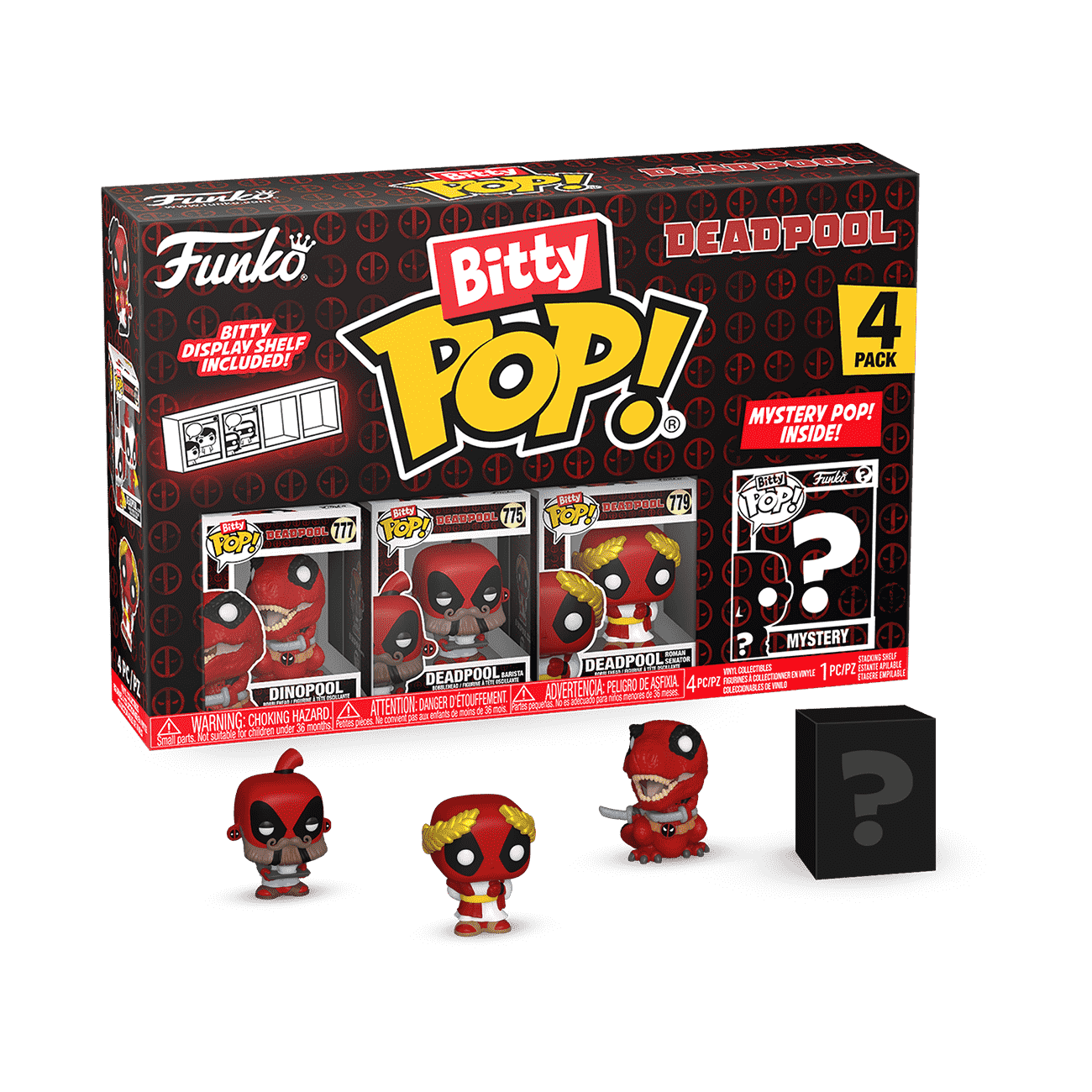 Bitty Pop! Deadpool 4-Pack Series 3