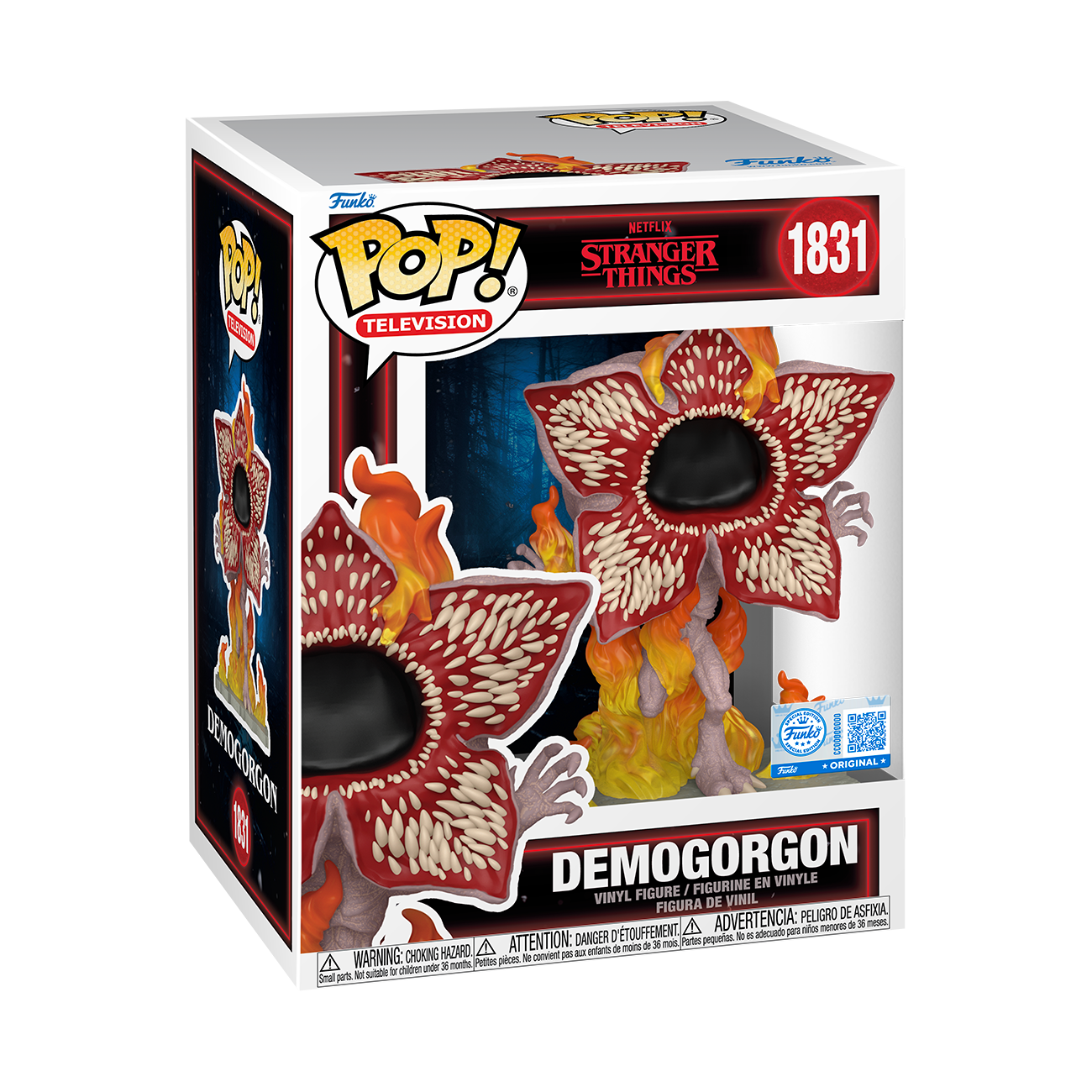 Pop! Premium Demogorgon on Fire - Image 2