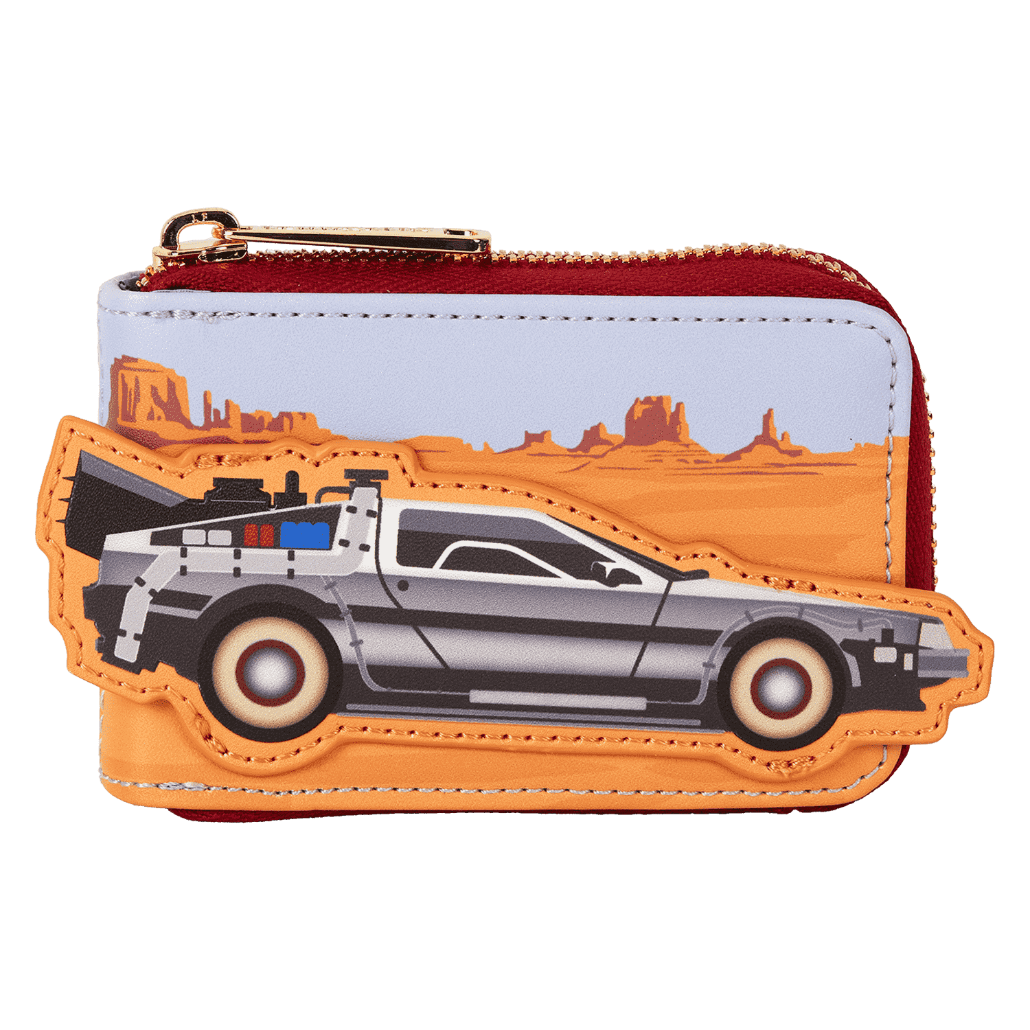 Back To The Future 40th Anniversary Time Machine Accordion Wallet