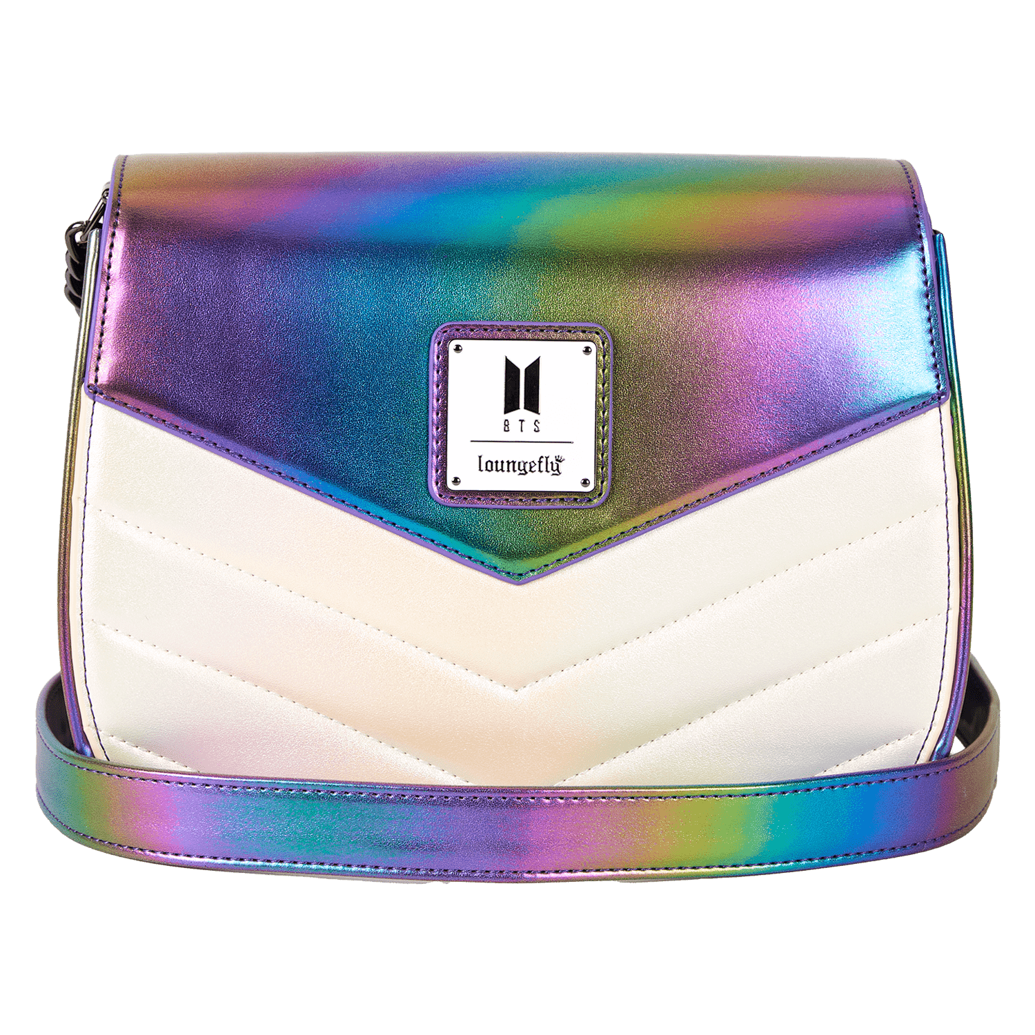 Funko Pop! By Loungefly BTS Iridescent Quilted Crossbody Bag - Image 6