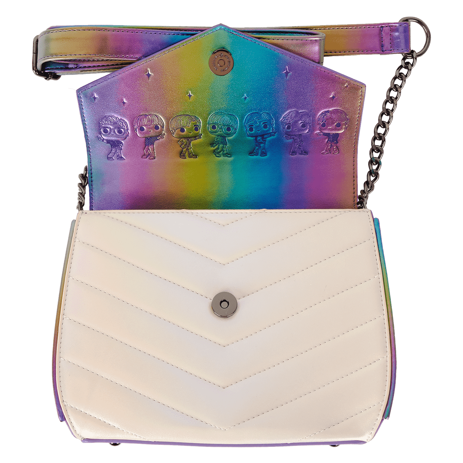 Funko Pop! By Loungefly BTS Iridescent Quilted Crossbody Bag - Image 9