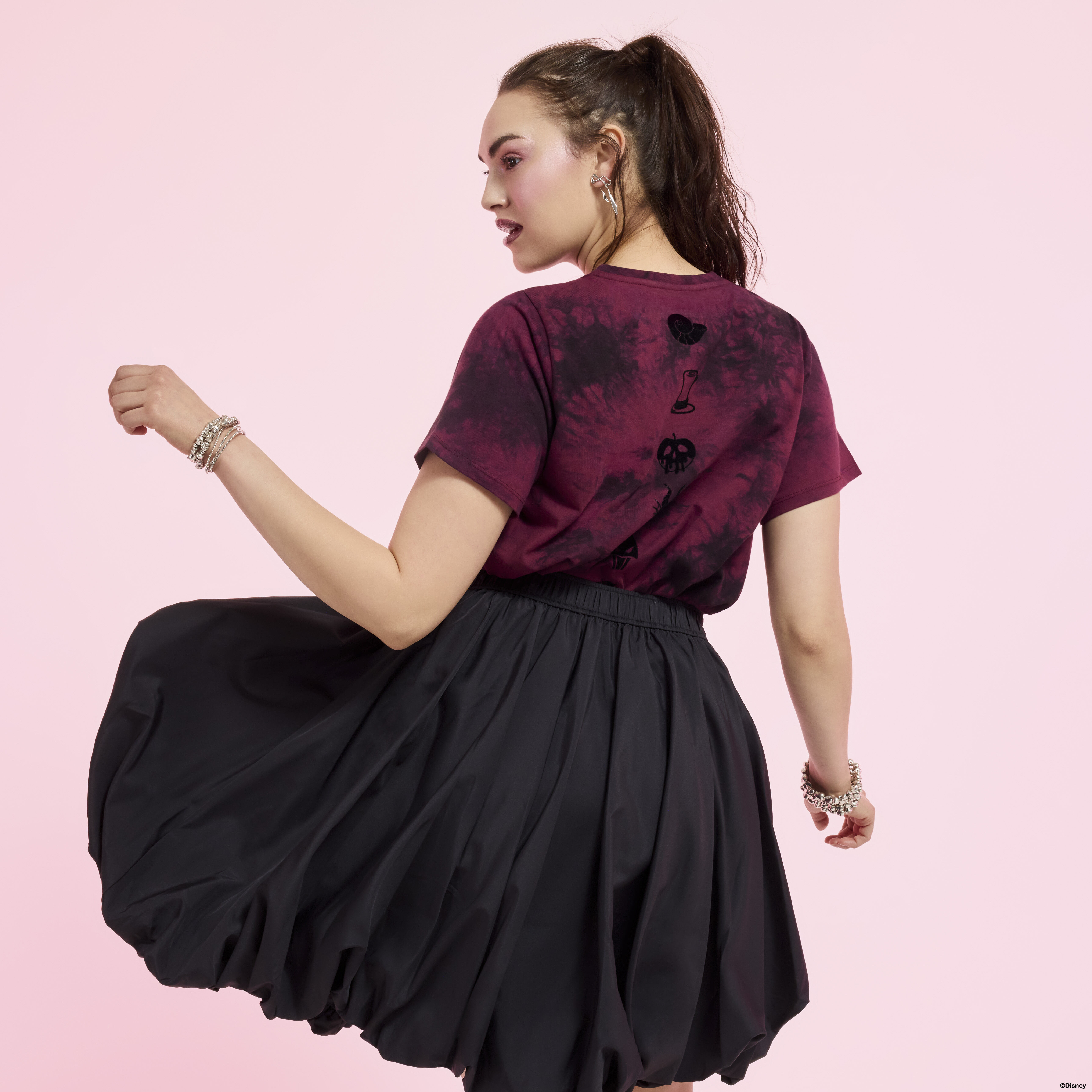 Disney Villains Happily Never After Tie-Dye Swing Tee - Image 3