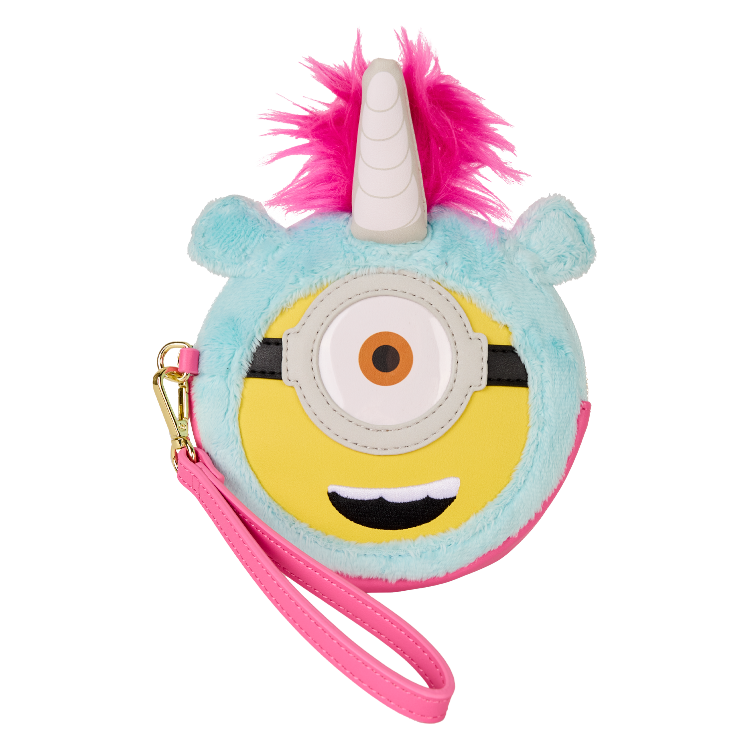 Minions Fluffy Unicorn Exclusive Costume Plush Wristlet Wallet