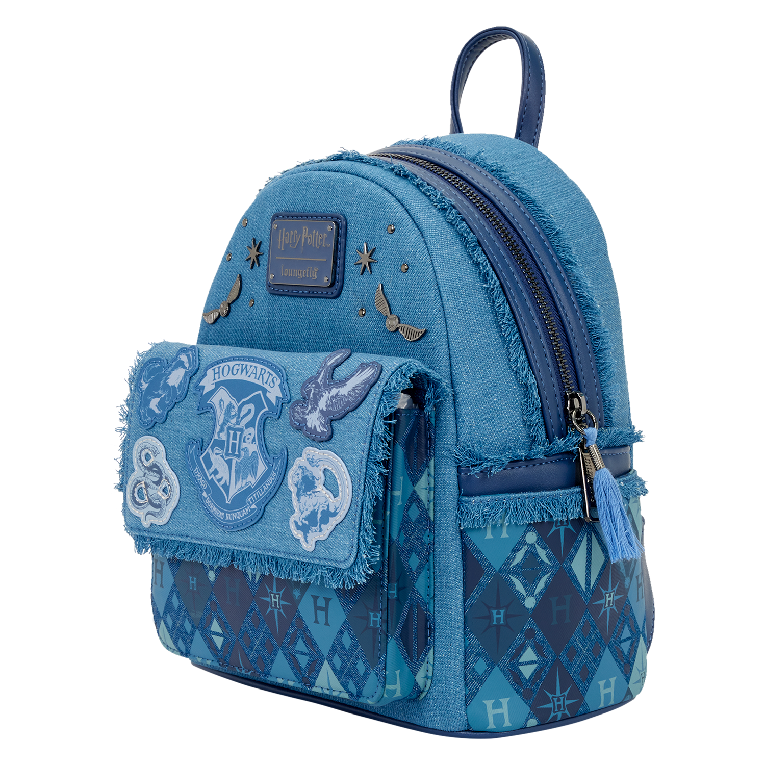 Harry Potter Hogwarts Denim Mini Backpack - Image 4