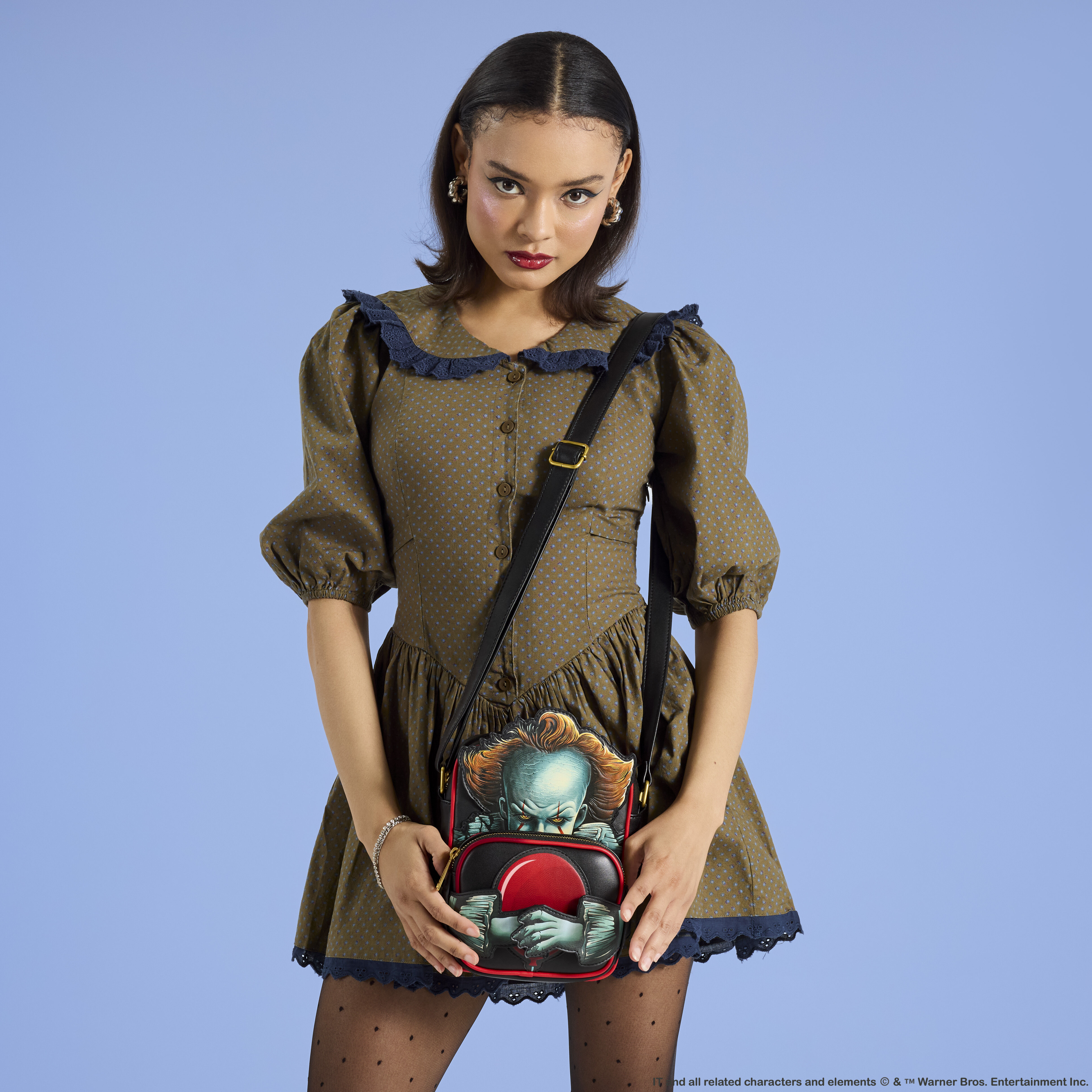 IT Pennywise Crossbuddies Cosplay Crossbody Bag with Coin Bag - Image 2