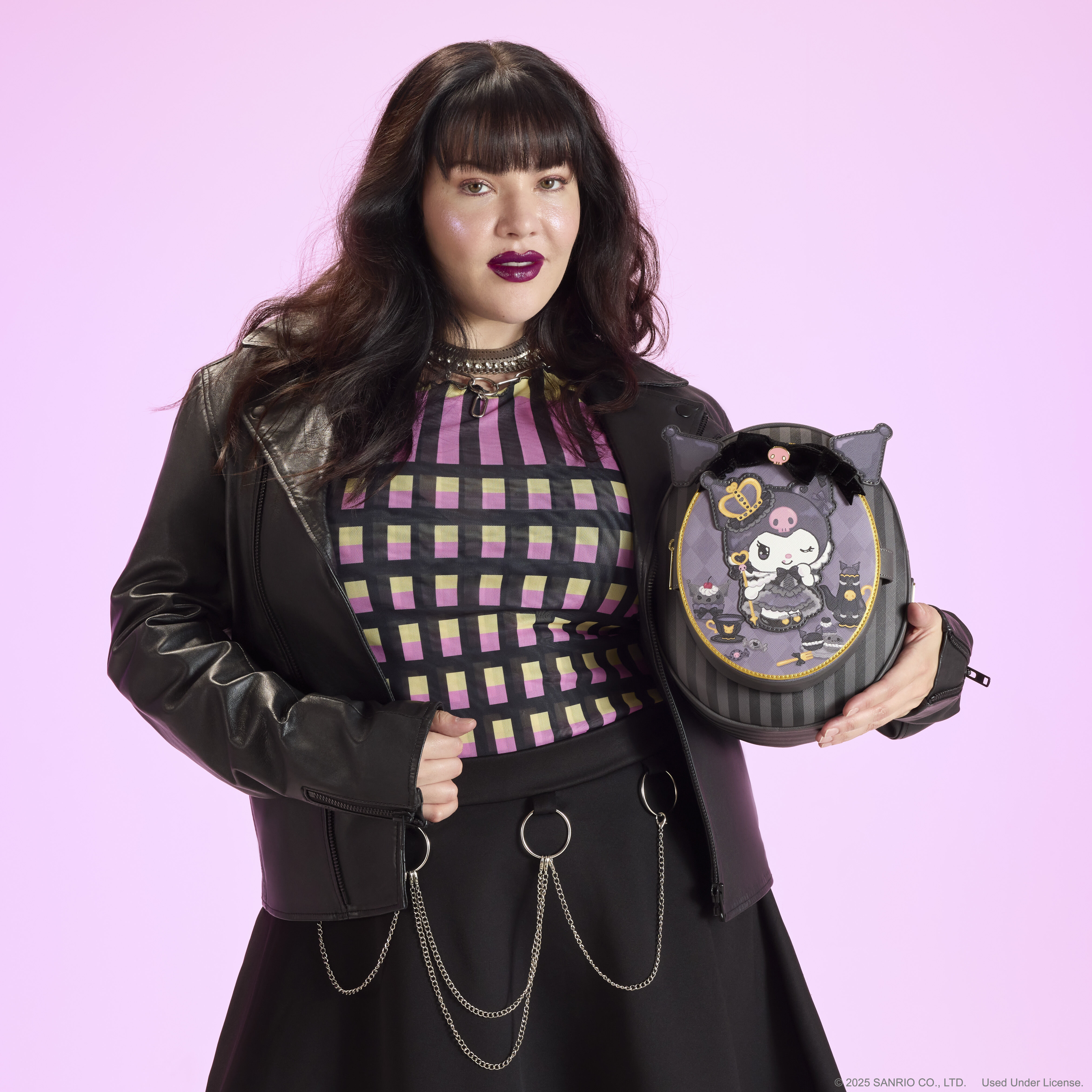 Sanrio Kuromi 20th Anniversary Cameo Mini Backpack - Image 2