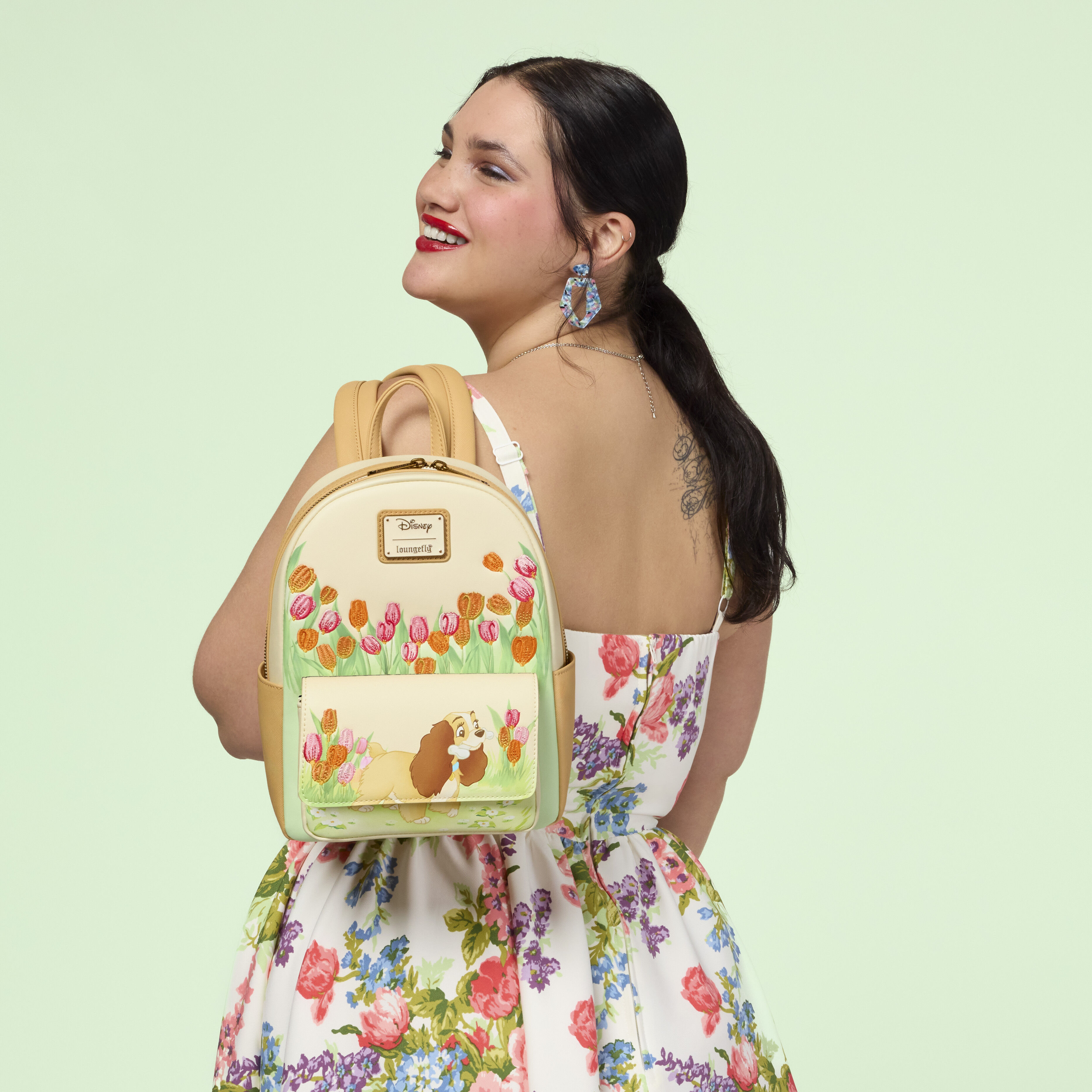 Lady and the Tramp Pastel Tulip Mini Backpack - Image 2