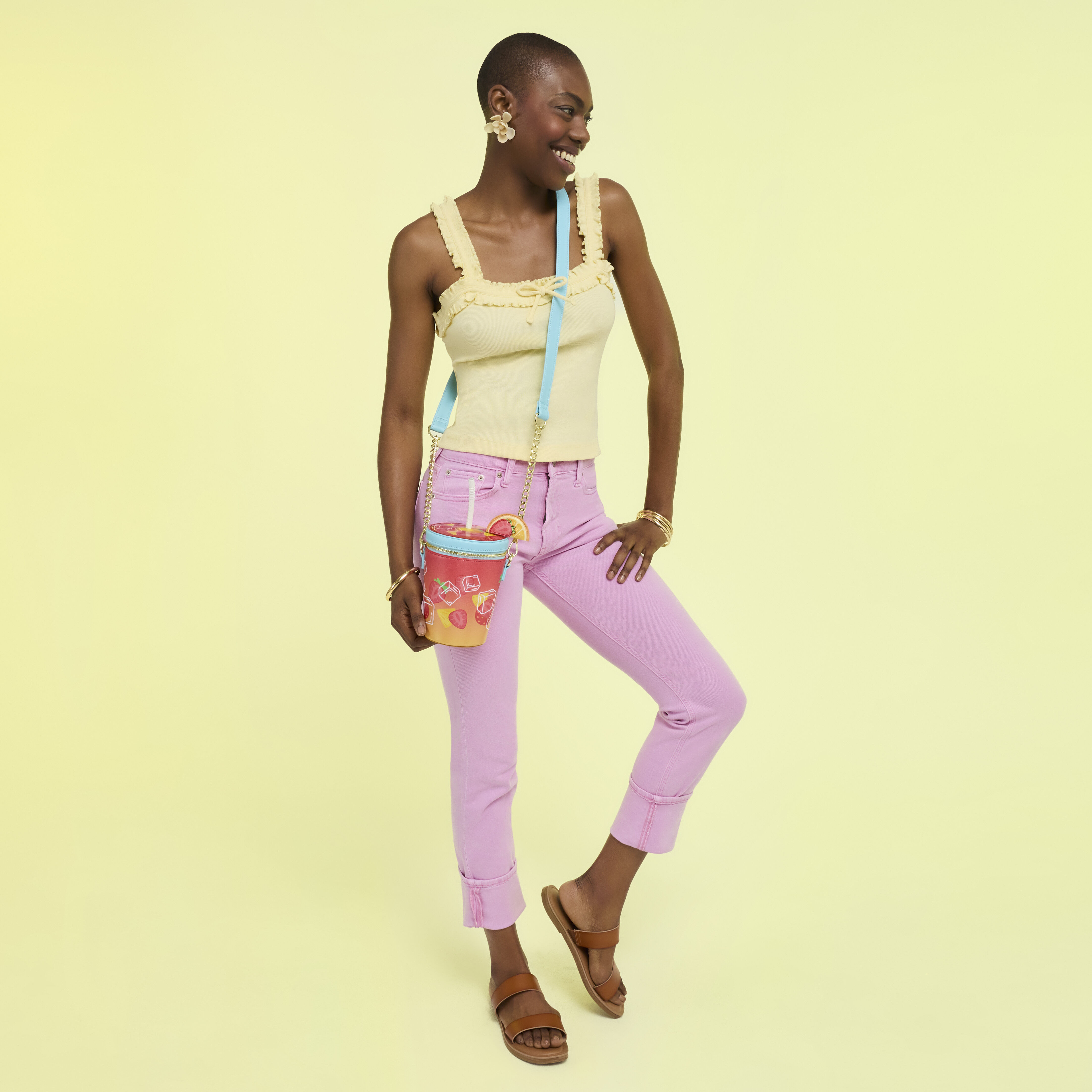 Loungefly Tropical Drink Figural Crossbody Bag - Image 3