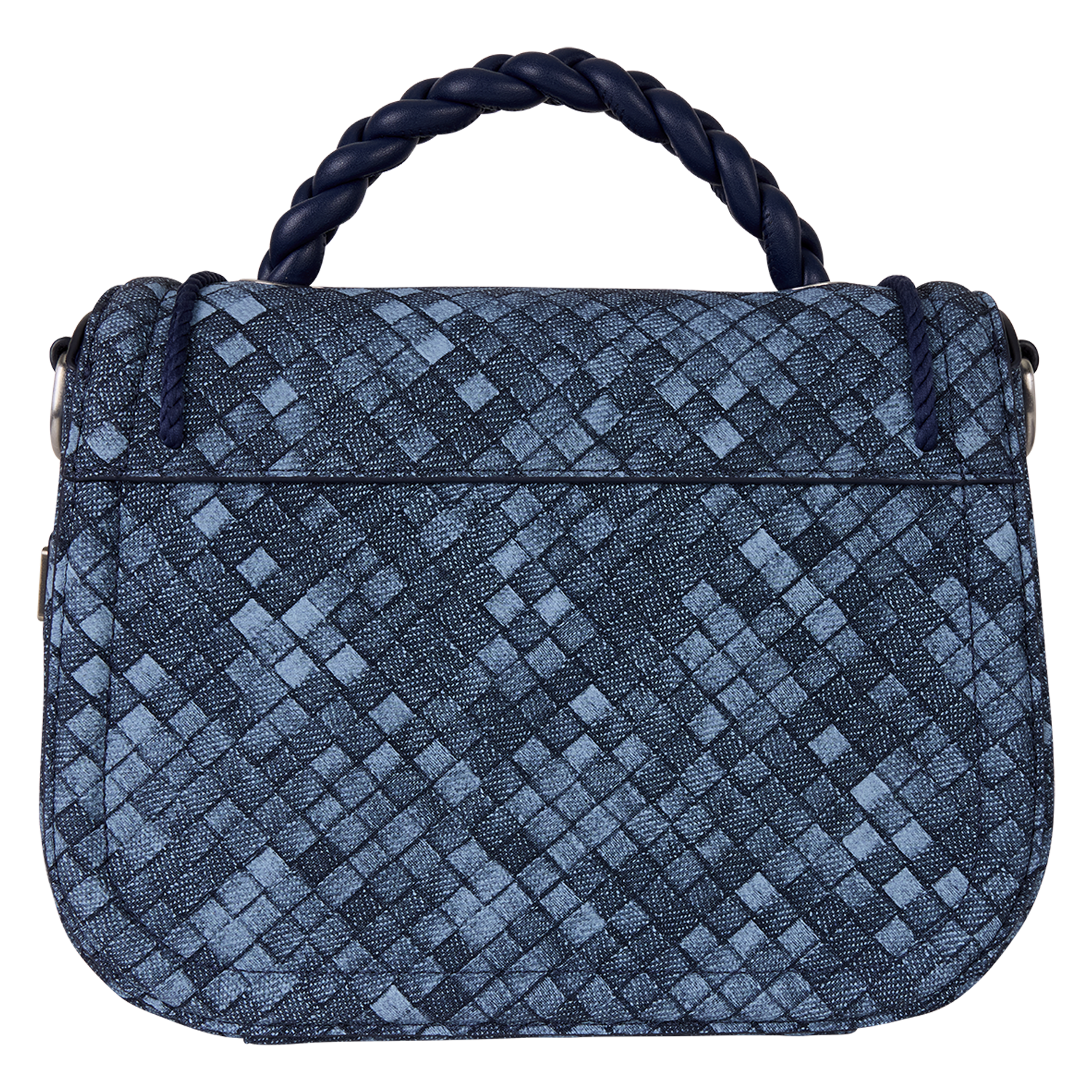 Loungefly Blue Checkered Crossbody Bag - Image 4