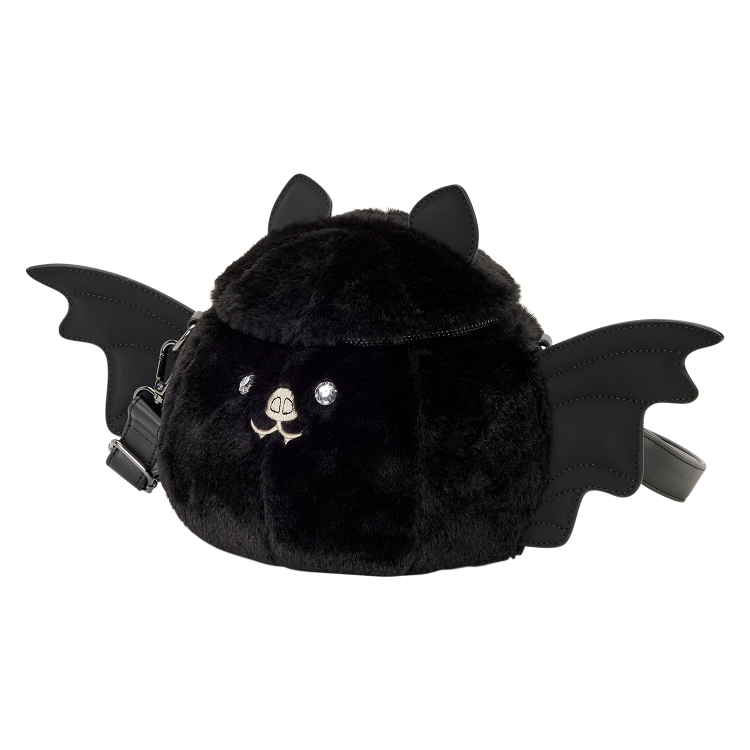 Loungefly Plush Bat Figural Crossbody Bag - Image 5