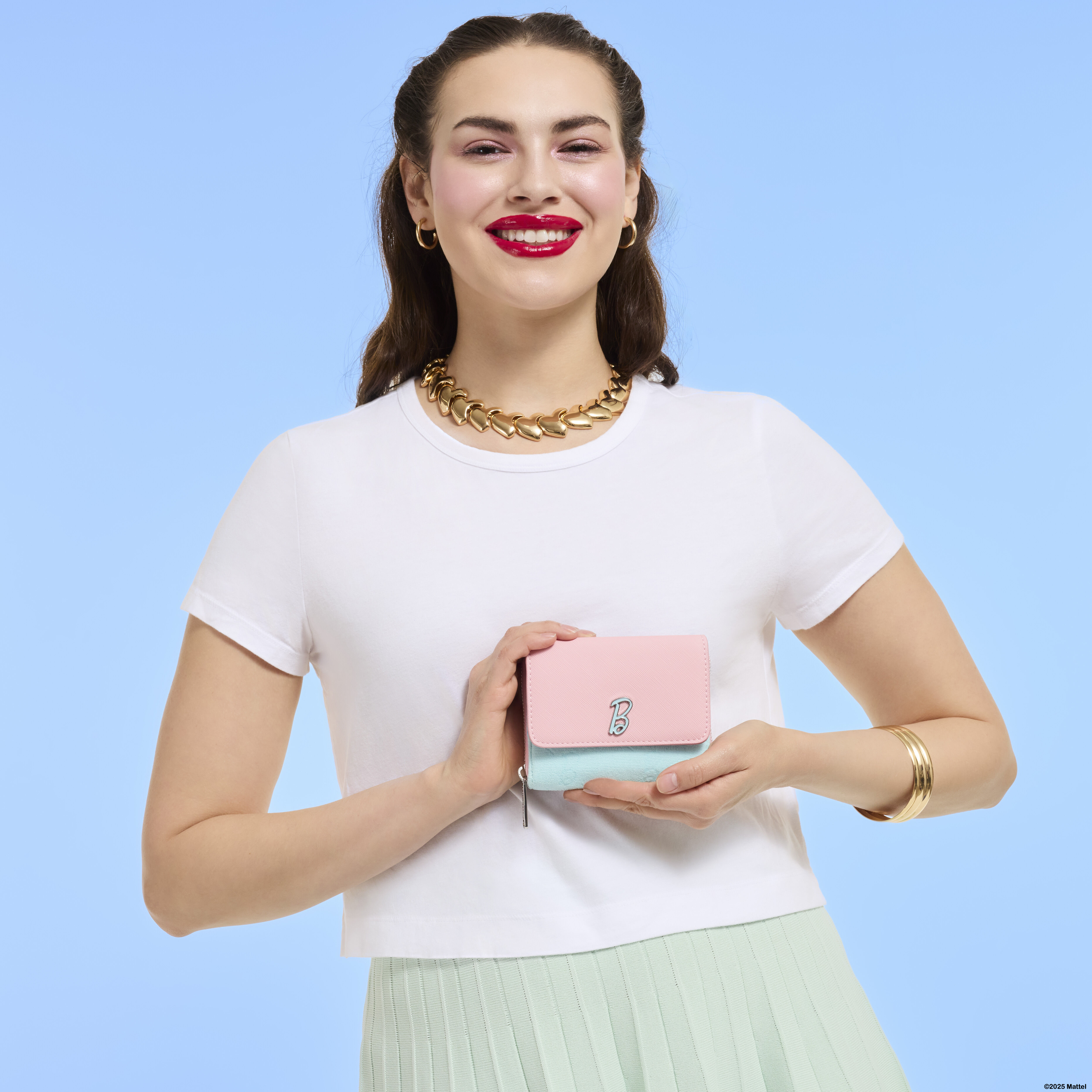 Classic Barbie Terry Cloth Zip Around Wallet - Image 2