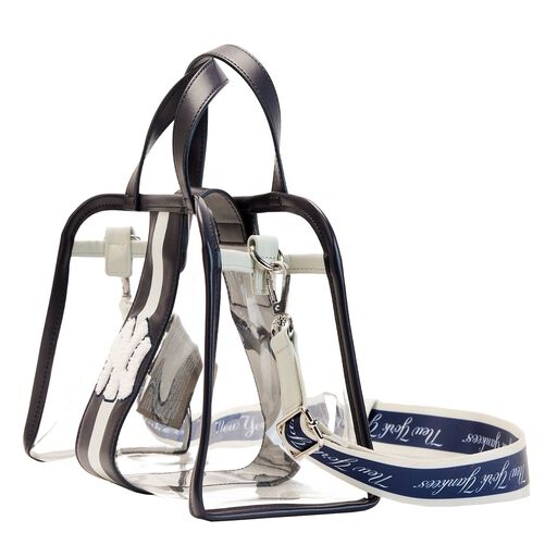 MLB NY Yankees Clear Tote Crossbody Stadium Bag with Pouch - Image 3