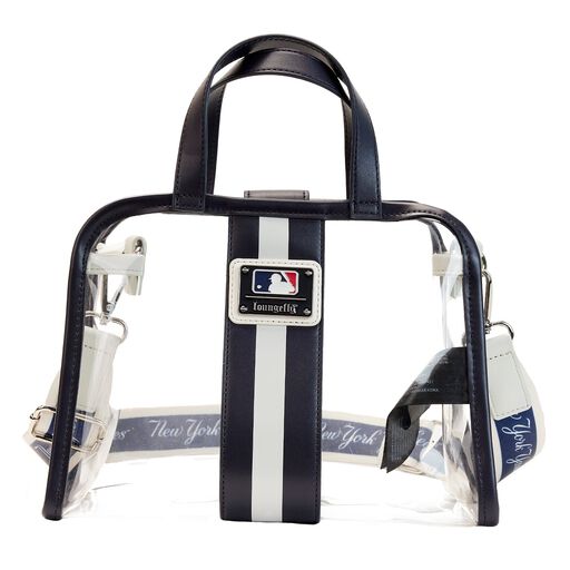 MLB NY Yankees Clear Tote Crossbody Stadium Bag with Pouch - Image 5
