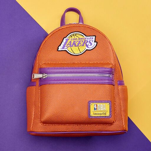 NBA Los Angeles Lakers Basketball Logo Mini Backpack - Image 2