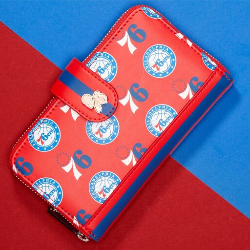 NBA Philadelphia 76ers Logo Zip Around Wallet - Image 2