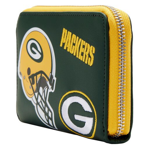 NFL Green Bay Packers Patches Zip Around Wallet - Image 2