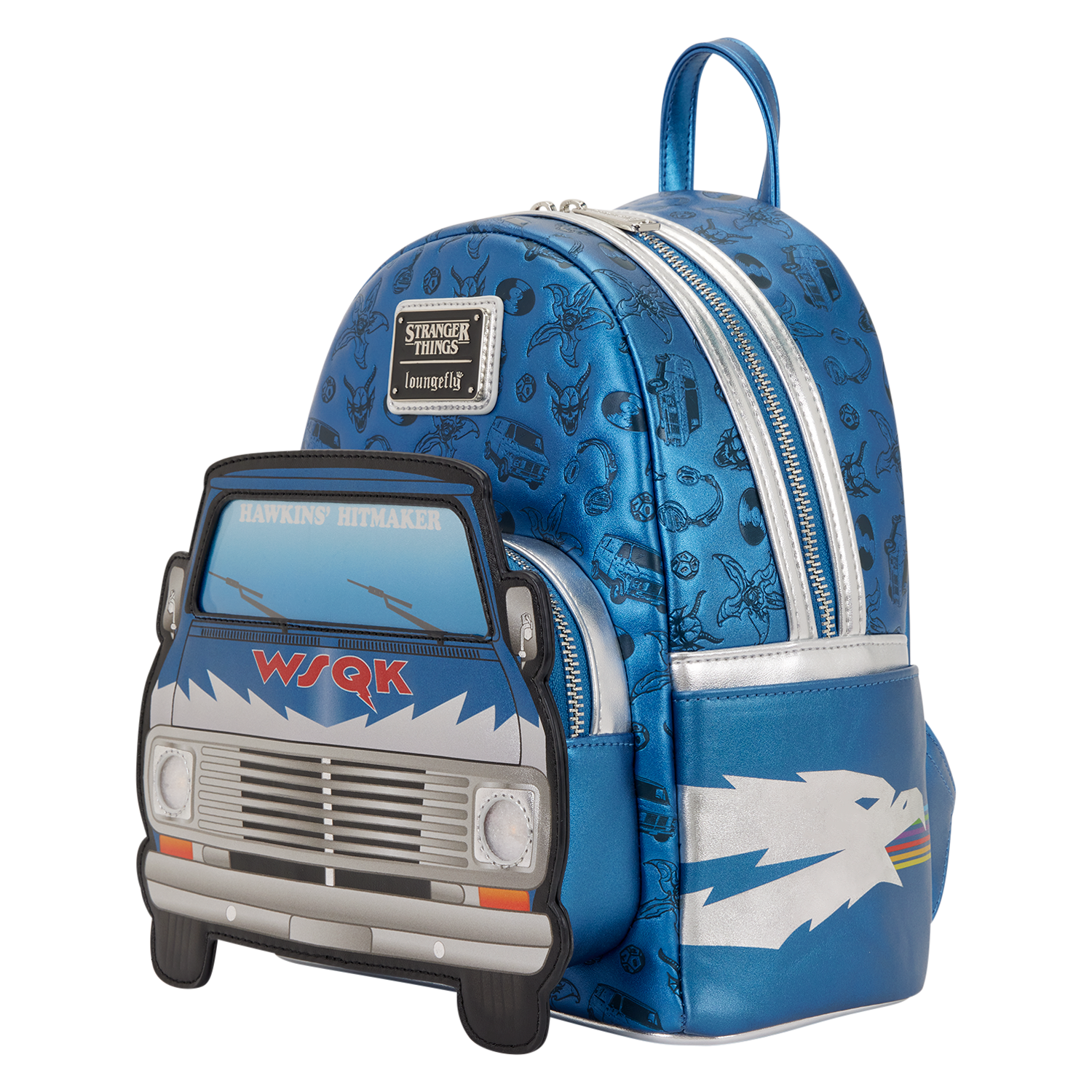Stranger Things 5 Exclusive WSQK Van Light-Up Mini Backpack - Image 6
