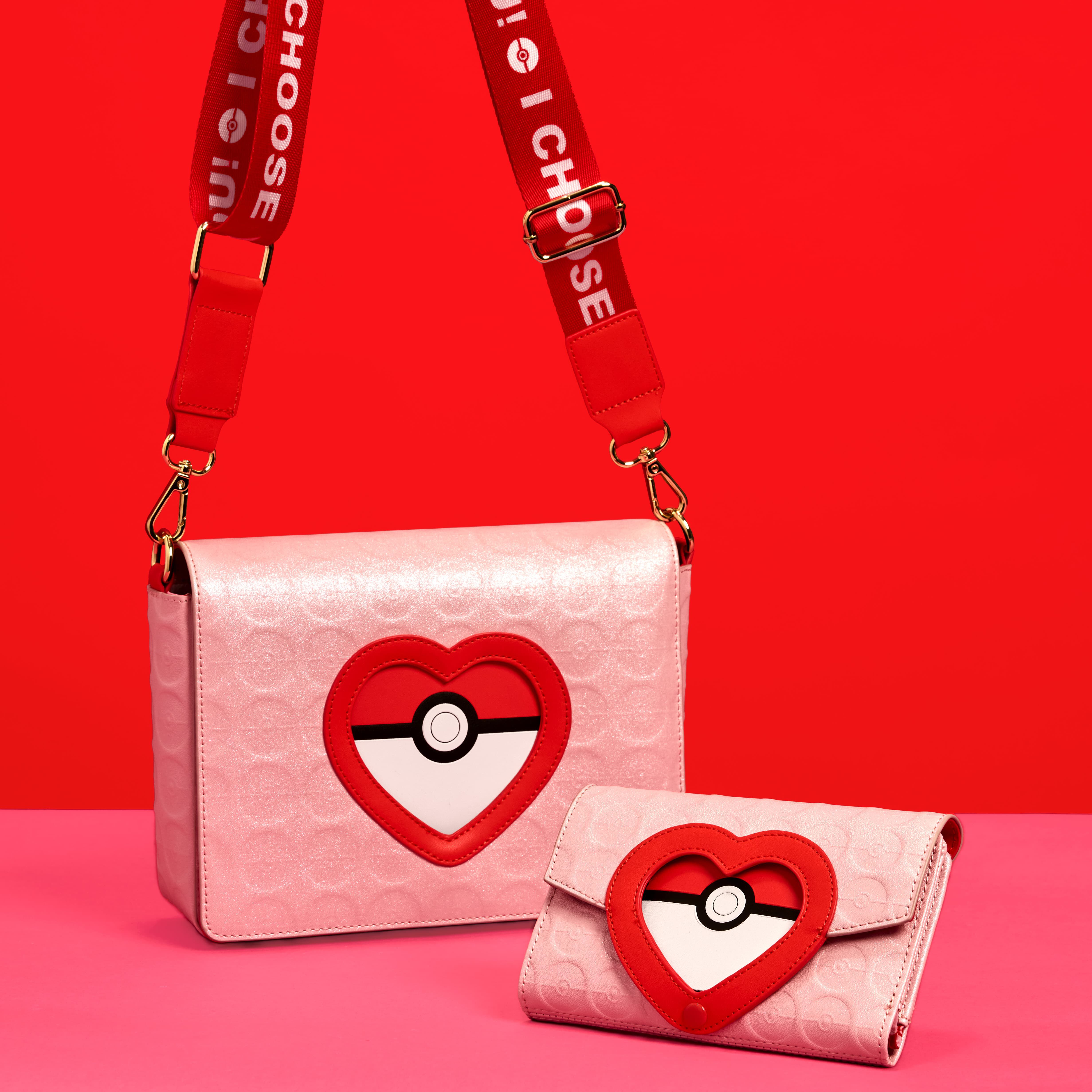Pokémon Exclusive I Choose You Hearts Flap Zip Around Wallet - Image 3