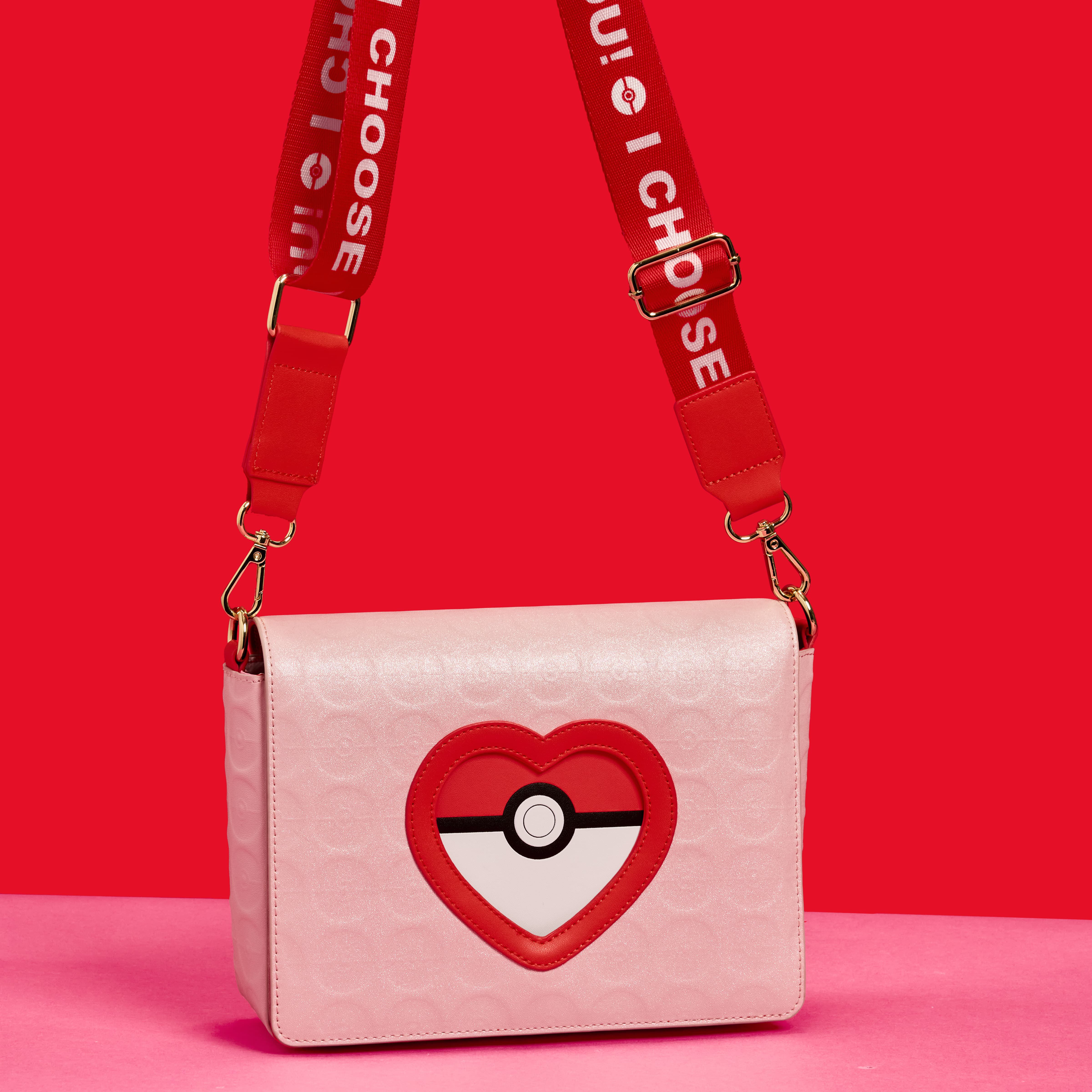Pokémon Exclusive I Choose You Hearts Crossbody Bag - Image 2