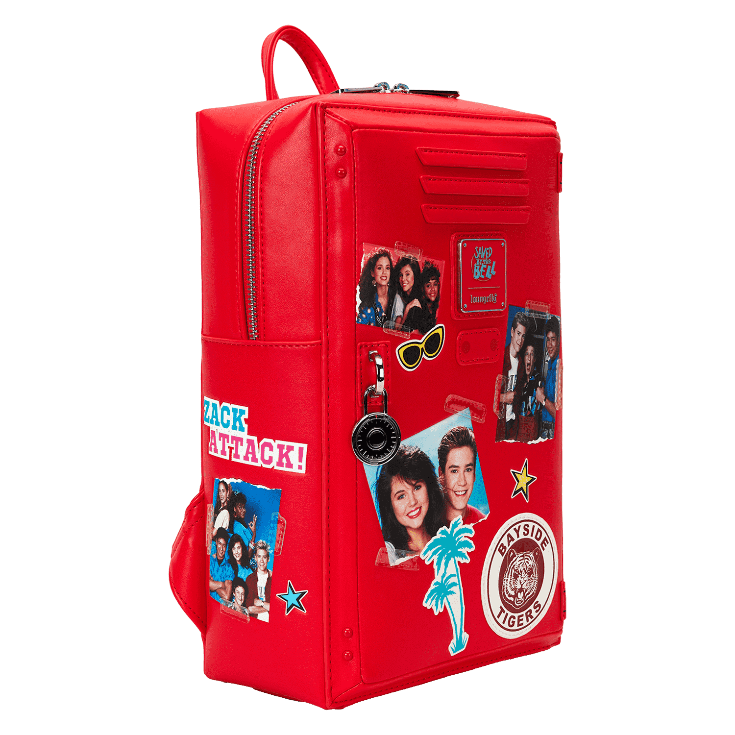 Saved By The Bell Bayside High Locker Figural Mini Backpack - Image 6