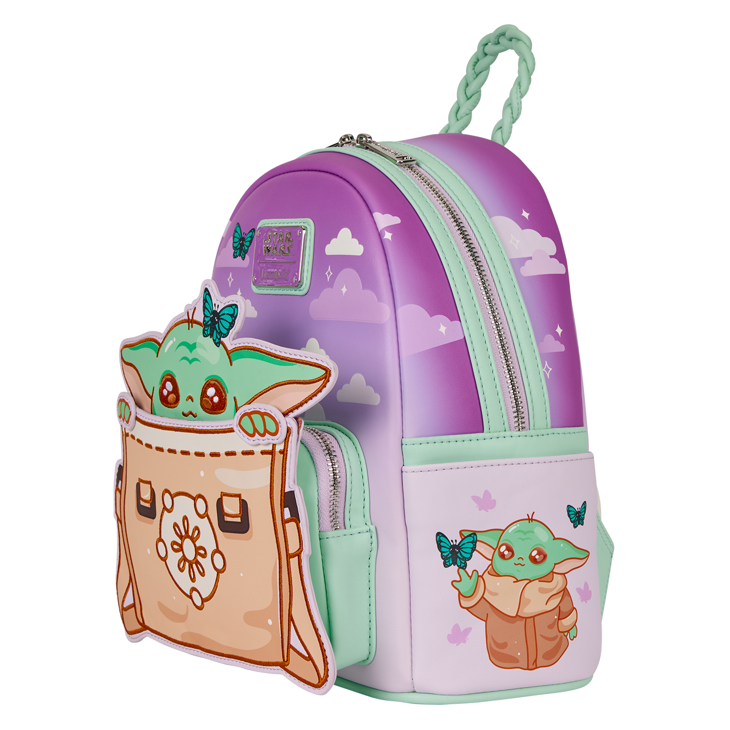 The Mandalorian Grogu Butterfly Mini Backpack - Image 6
