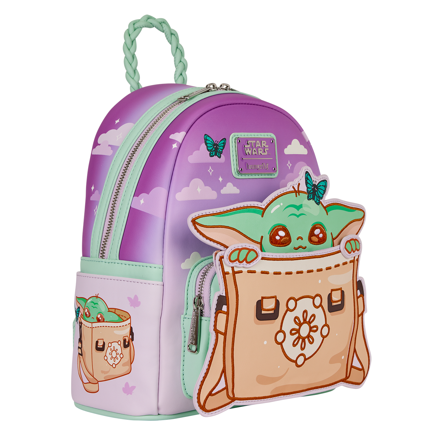 The Mandalorian Grogu Butterfly Mini Backpack - Image 7