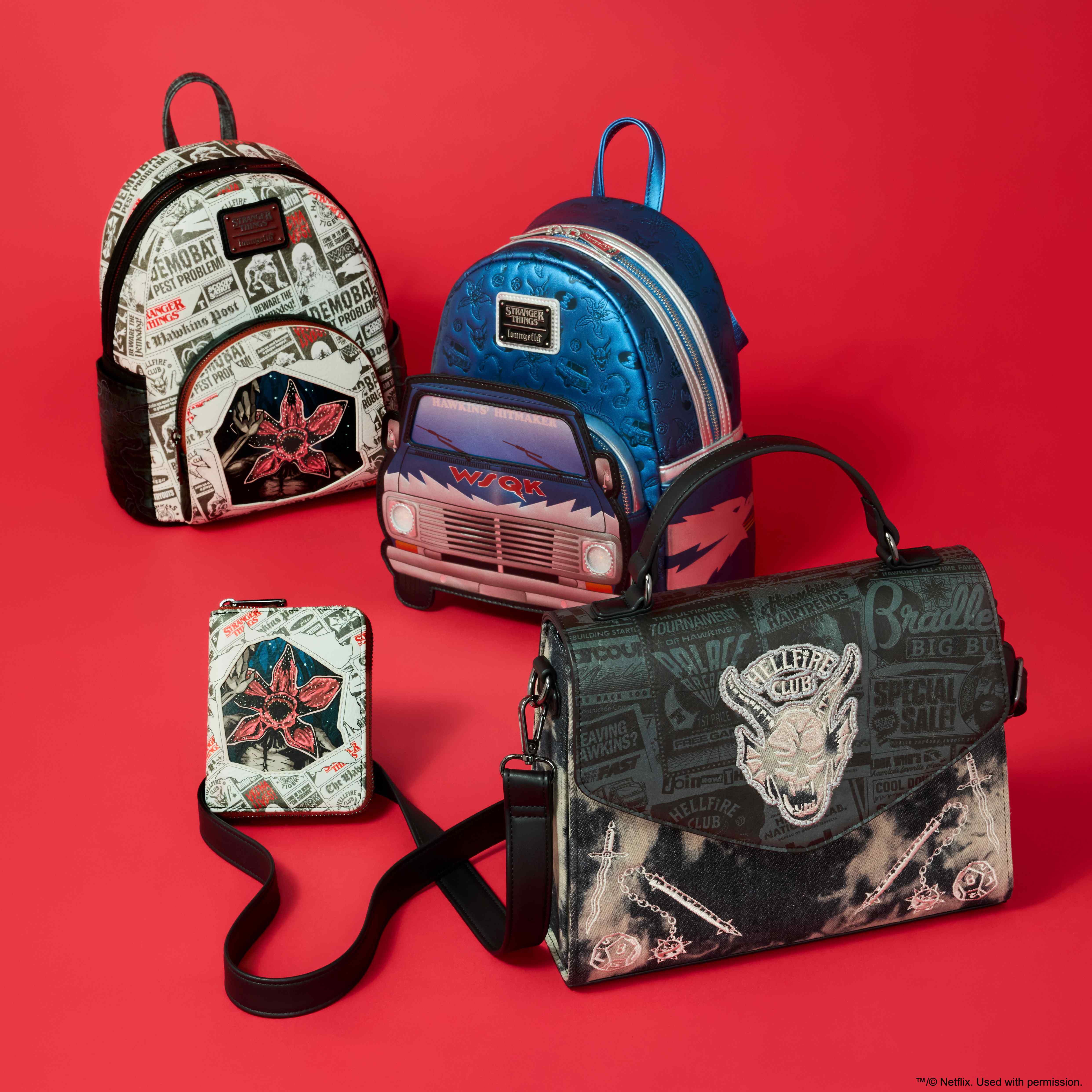 Stranger Things 5 Exclusive WSQK Van Light-Up Mini Backpack - Image 4