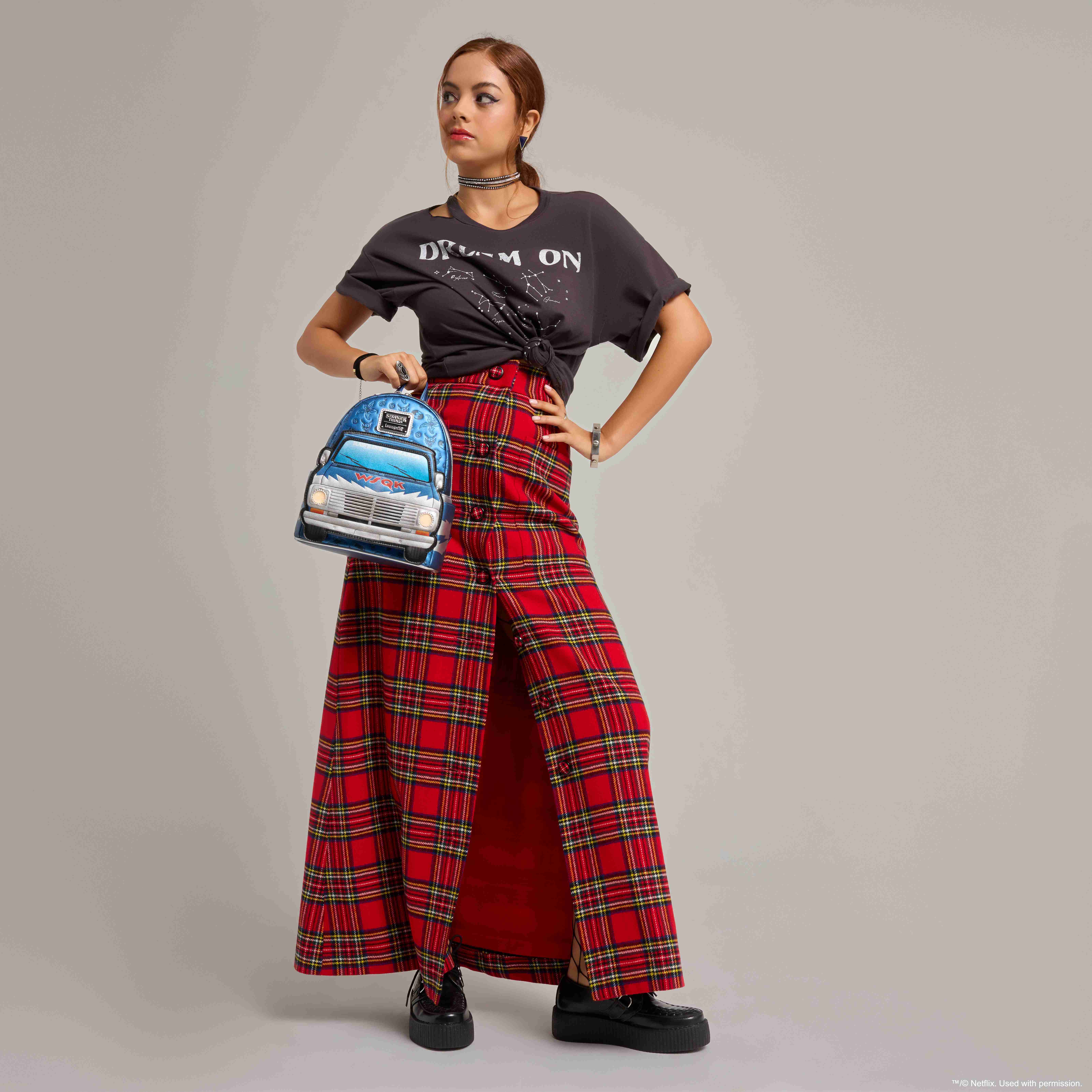 Stranger Things 5 Exclusive WSQK Van Light-Up Mini Backpack - Image 3