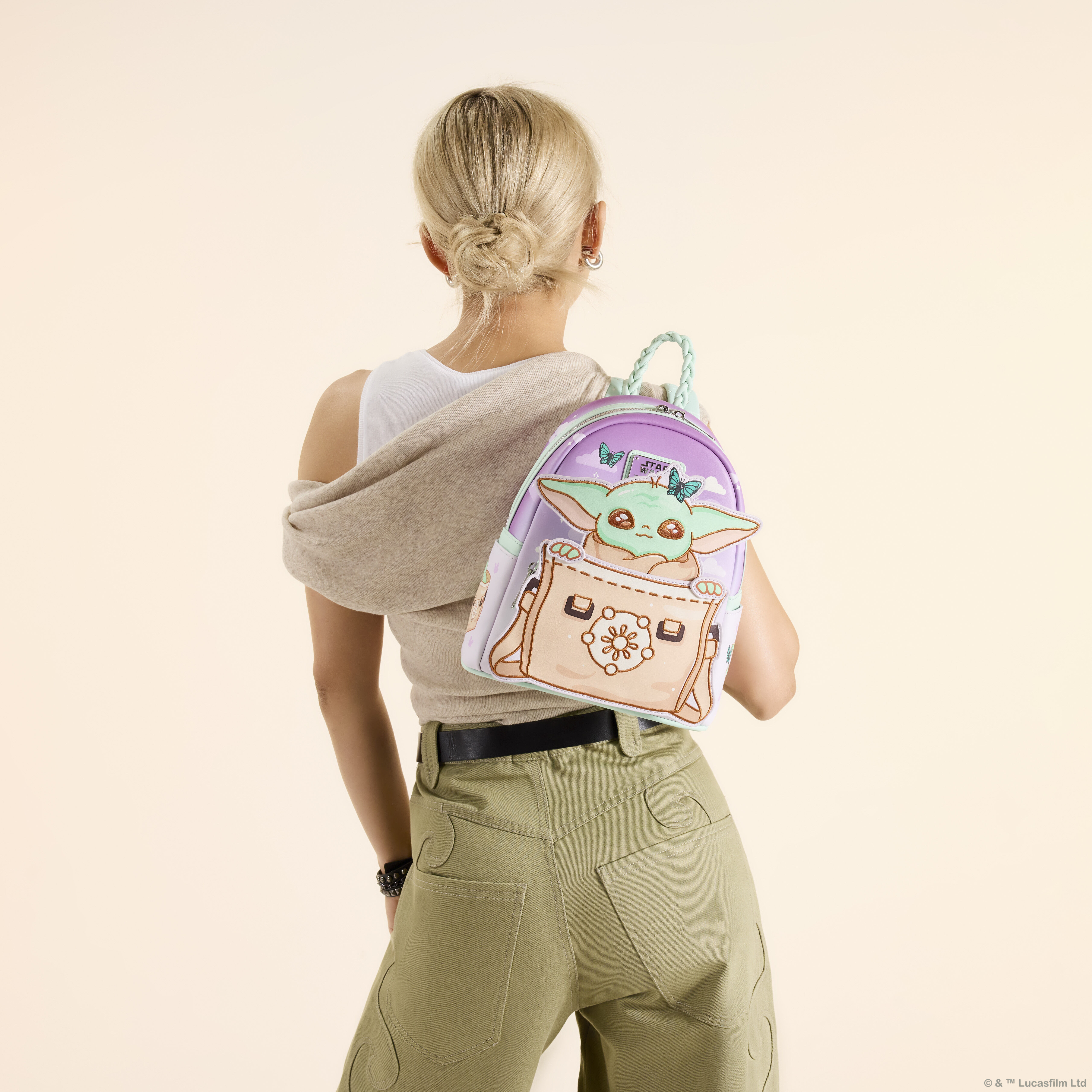 The Mandalorian Grogu Butterfly Mini Backpack - Image 2