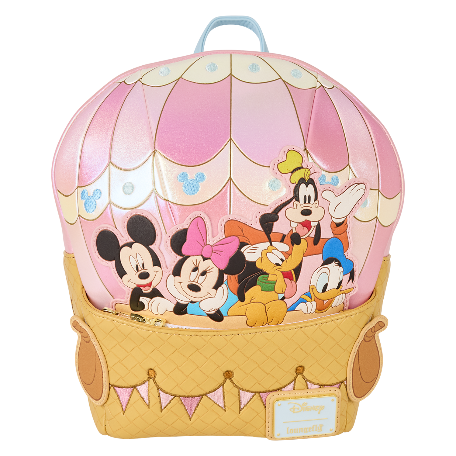 Mickey & Friends Hot Air Balloon Figural Mini Backpack