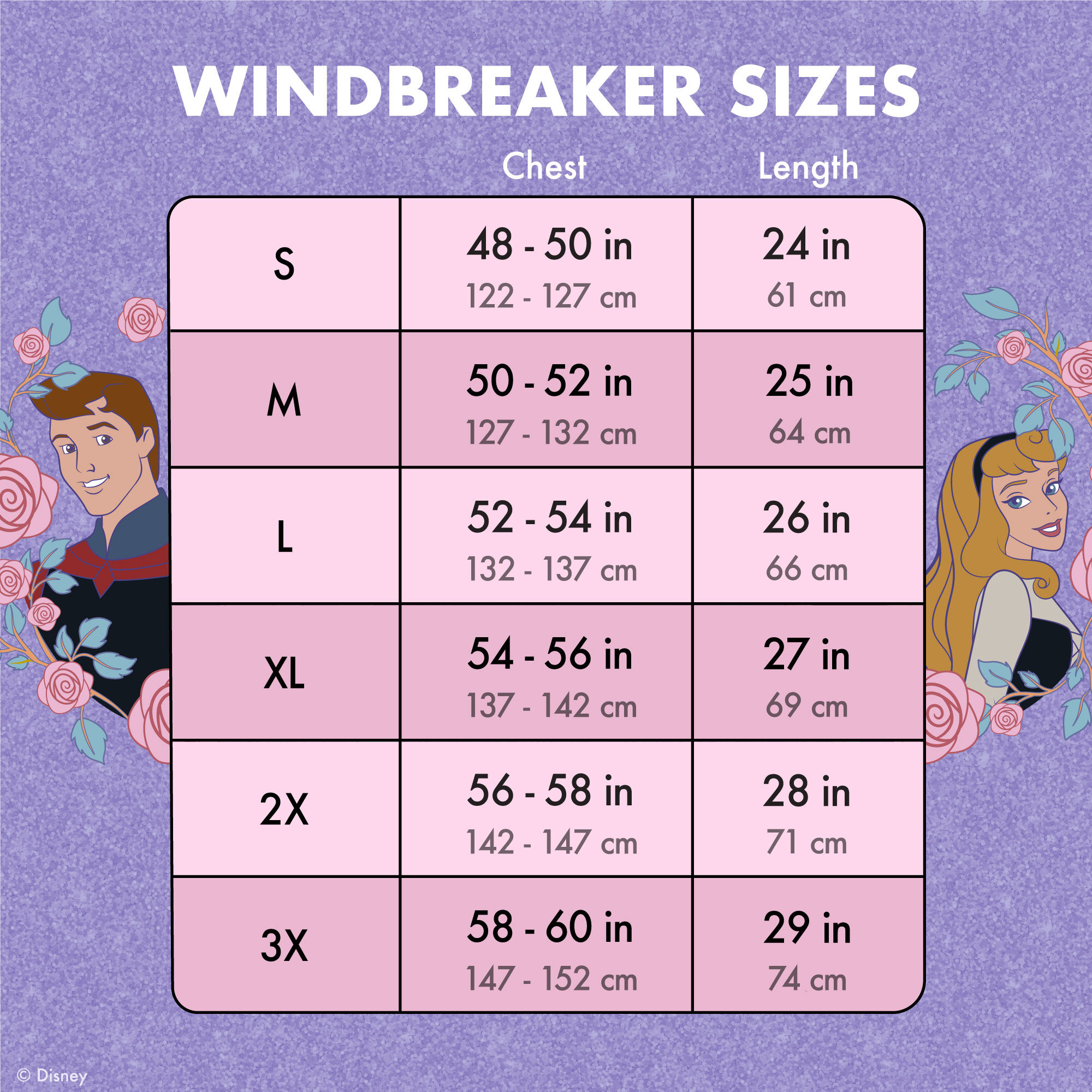 Sleeping Beauty Princess Aurora & Prince Phillip Floral Half-Zip Unisex Windbreaker Jacket - Image 5