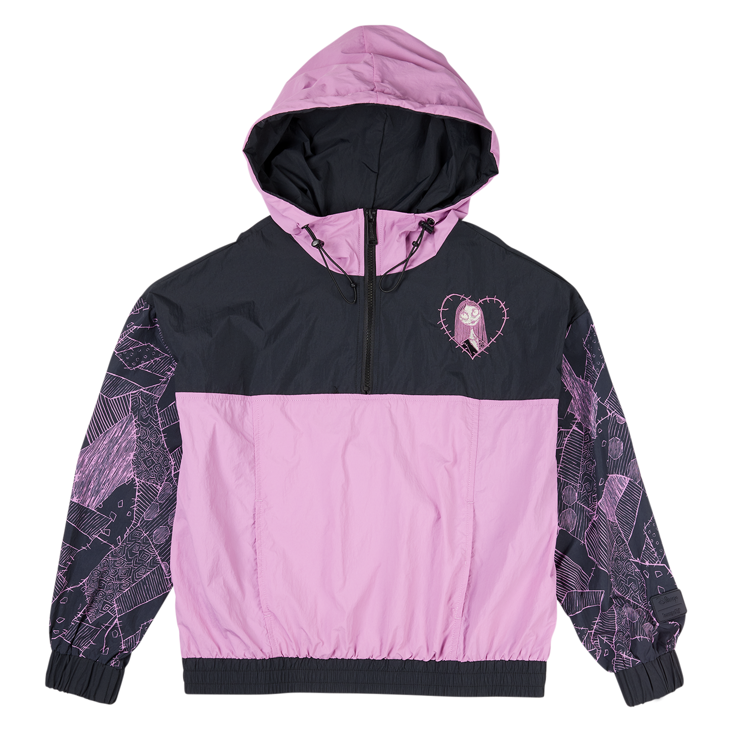 The Nightmare Before Christmas Sally Half-Zip Unisex Windbreaker