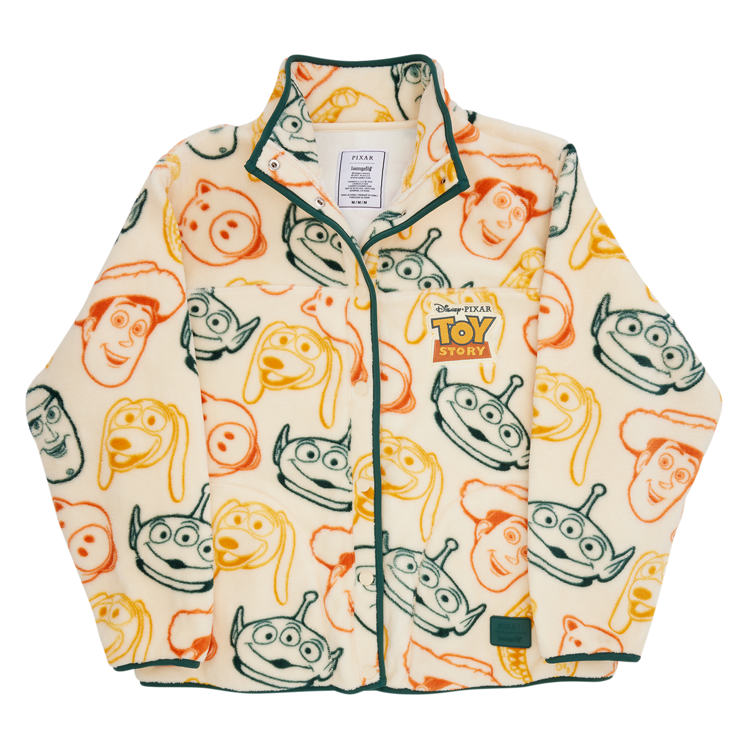 Toy Story 30th Anniversary All-Over Print Snap-Front Jacket