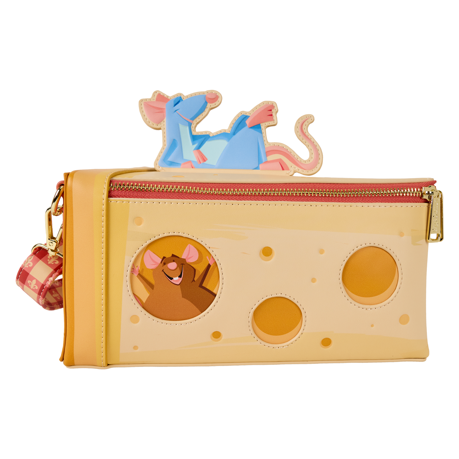 Ratatouille Charcuterie Cheese Figural Crossbody Bag