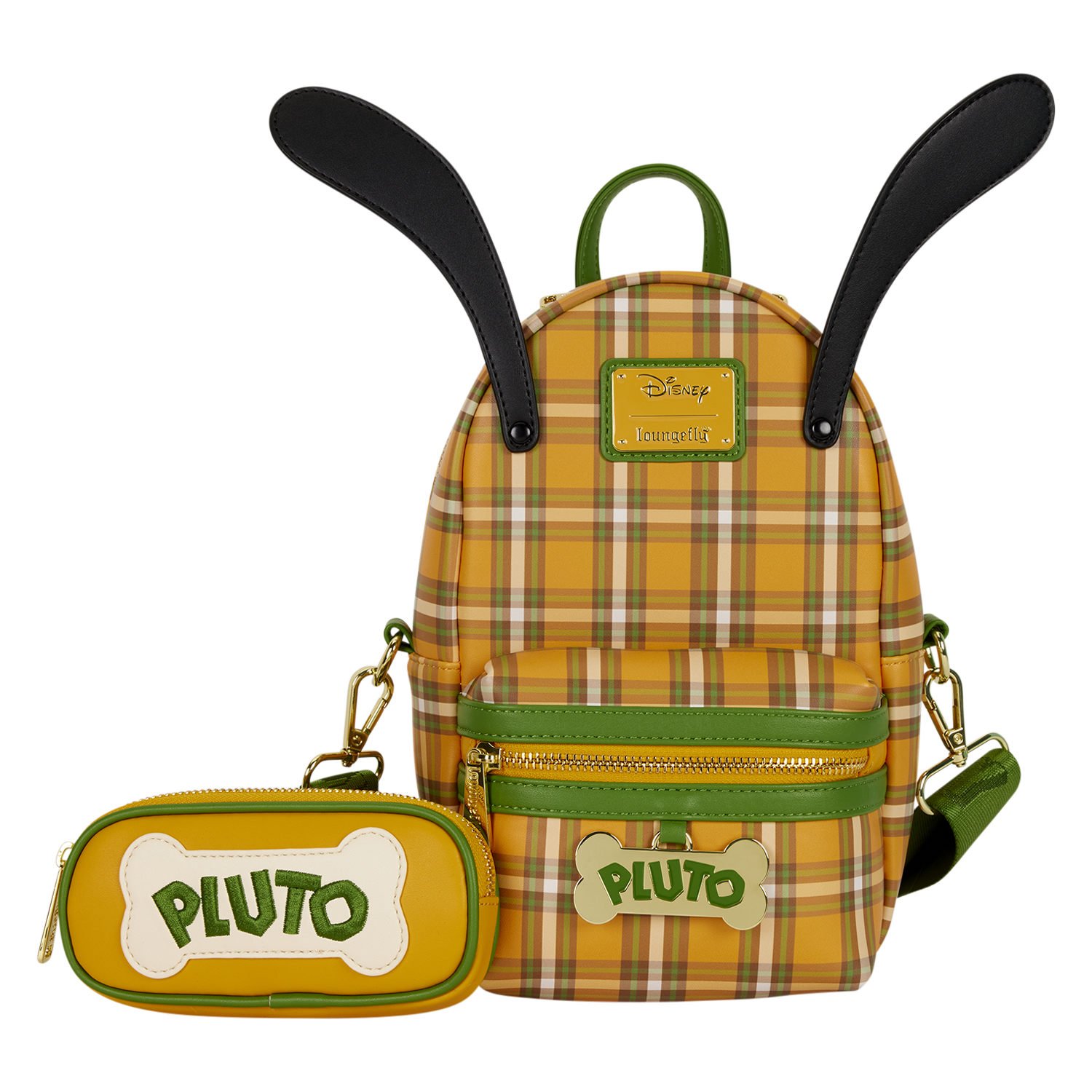 Pluto 95th Anniversary Plaid Sling Crossbody Bag with Coin Bag - Image 5
