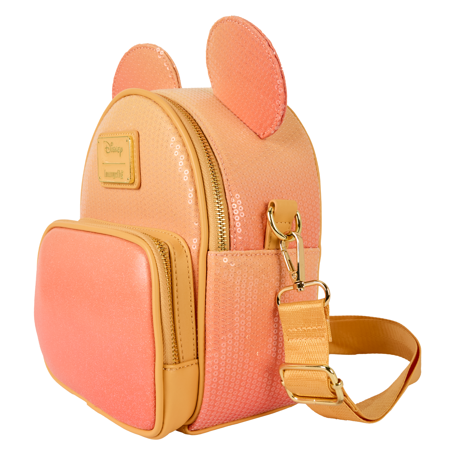 Mickey Mouse Glitter Sequin Convertible Mini Backpack & Crossbody Bag - Image 3