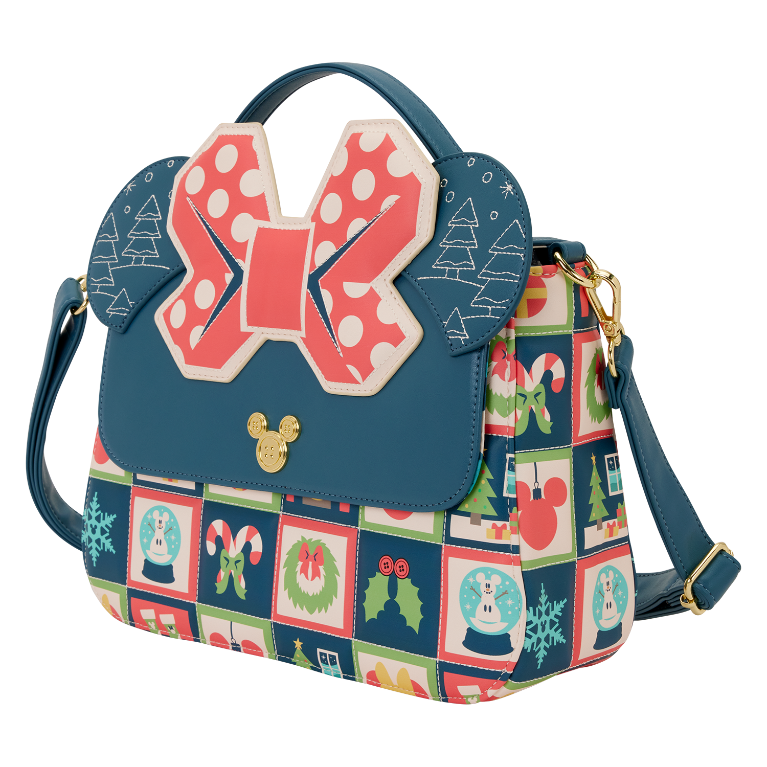 Minnie Mouse Holiday Crossbody Bag - Image 5